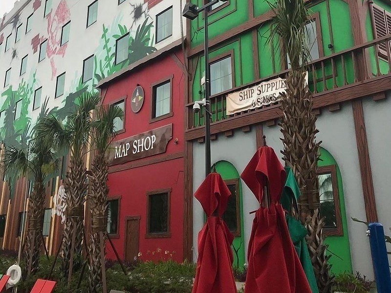 LEGOLAND Pirate Island Hotel exterior - on-site hotel near LEGOLAND in Florida