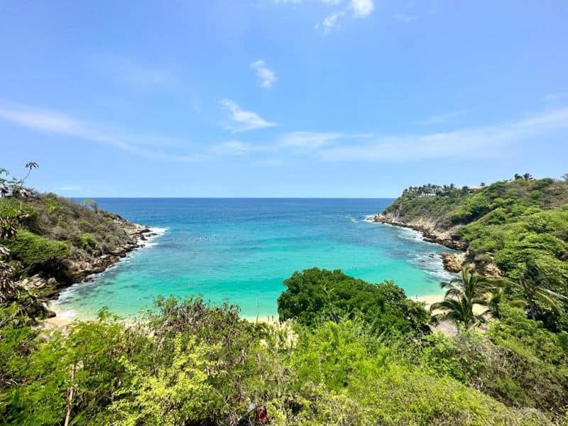 Playa Carrizalillo Beach Puerto Escondido Oaxaca Mexico