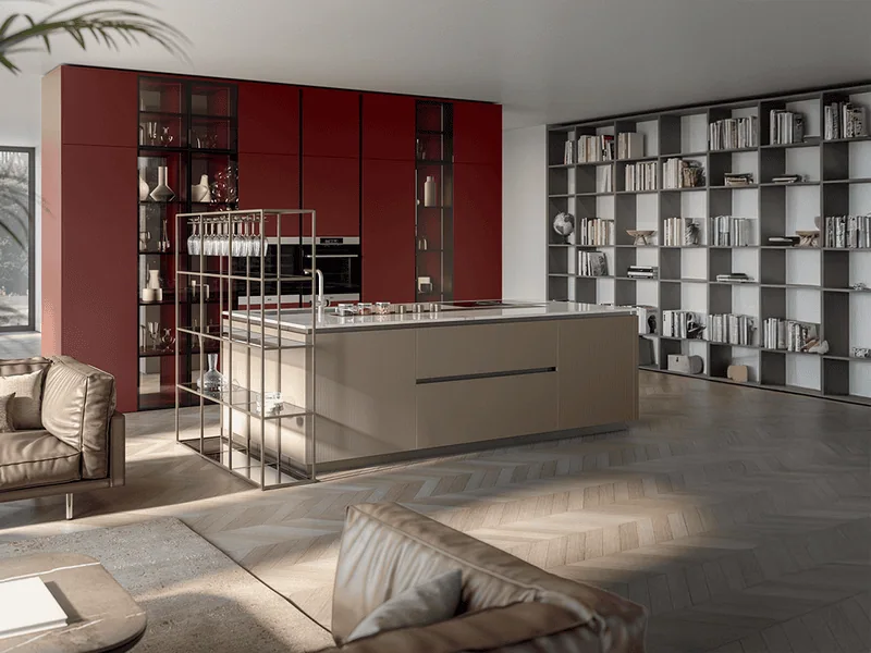 Italian-style kitchen interiors