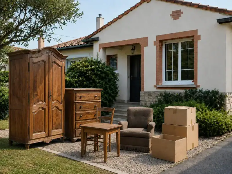 Maison toulousaine préparée pour un débarras