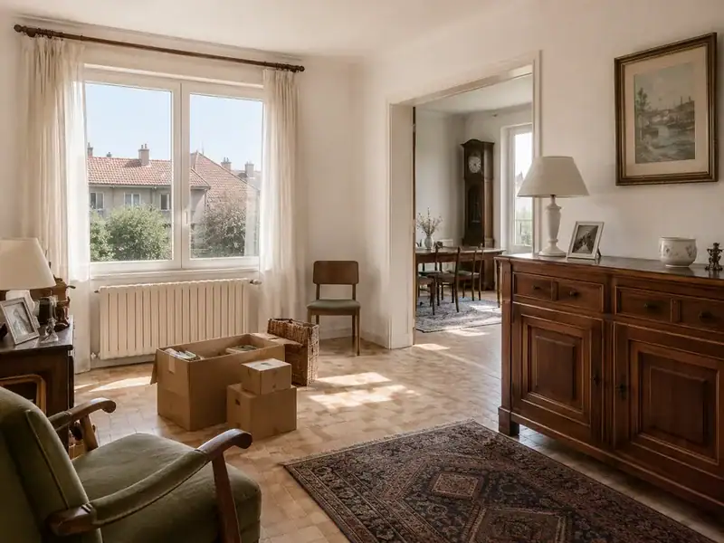 Maison et objets à préparer dans le cadre d'un débarras après succession à Blagnac