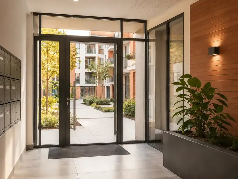Hall de copropriété propre entretenu par White Net à Blagnac et Toulouse
