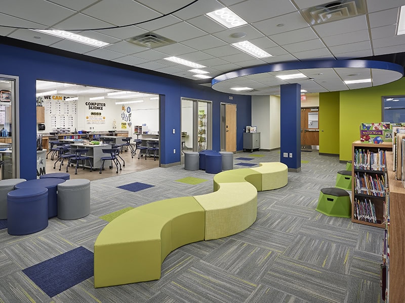 Library at Loganville-Springfield Elementary School for Dallastown Area School District
