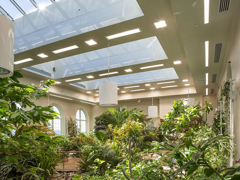 Atrium at Milton & Catherine Hershey Conservatory at Hershey Gardens