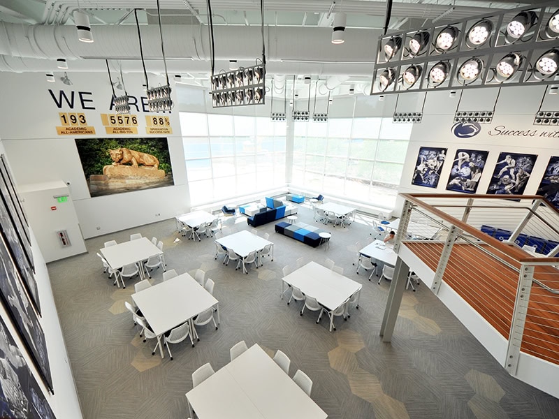 Reading Room at Morgan Academic Center for Penn State