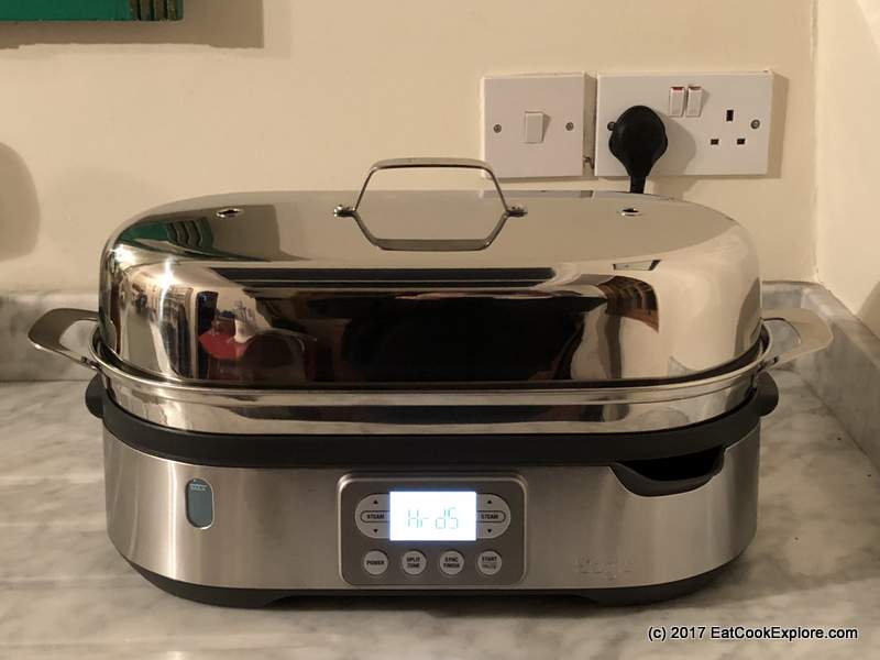 Steamed Sea Bass Chinese Style 2 Sage by Heston lumenthal The Steam Zone electric Steamer