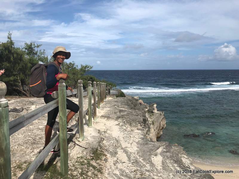 Doris, our hiking guide on Rodrigues