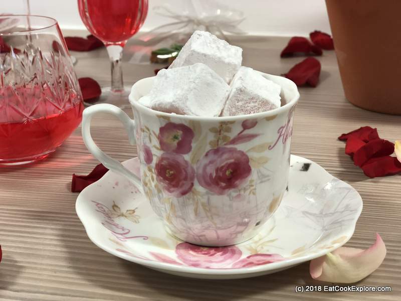 Rose Flavoured Cyprus Delight