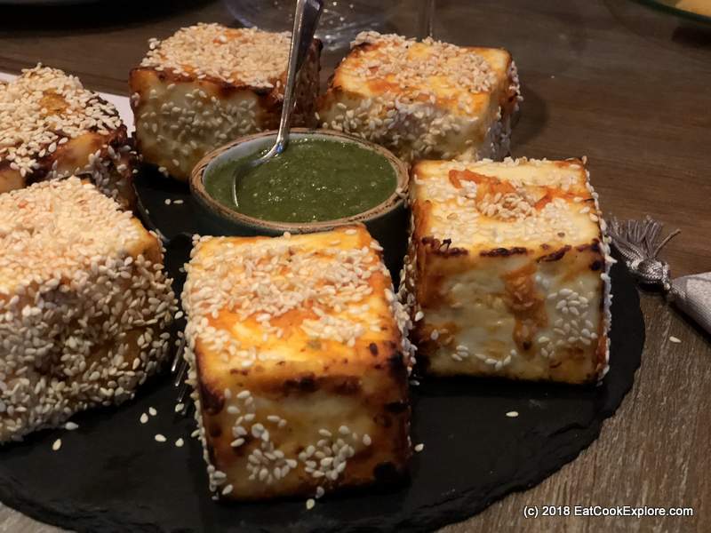 Lokhandwala Charlotte Street Paneer with an apricot filling Lokhandwala Charlotte Street Paneer with an apricot filling
