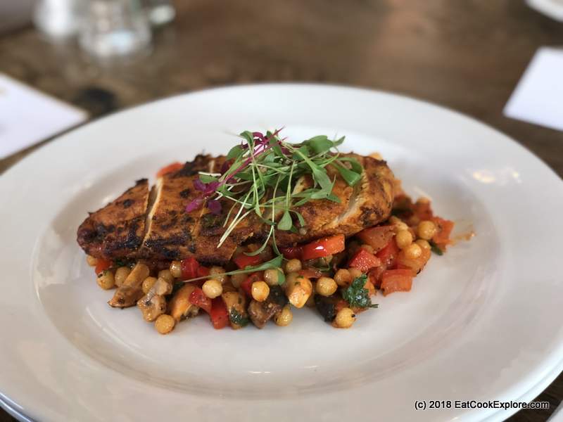 Chermoula chicken with nutty cous cous Chermoula chicken with nutty cous cous