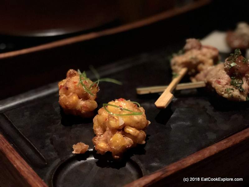 Amuse Bouche Shrimp popcorn