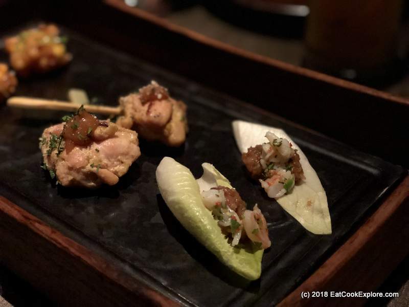Patara Amuse Bouche Shrimp popcorn 