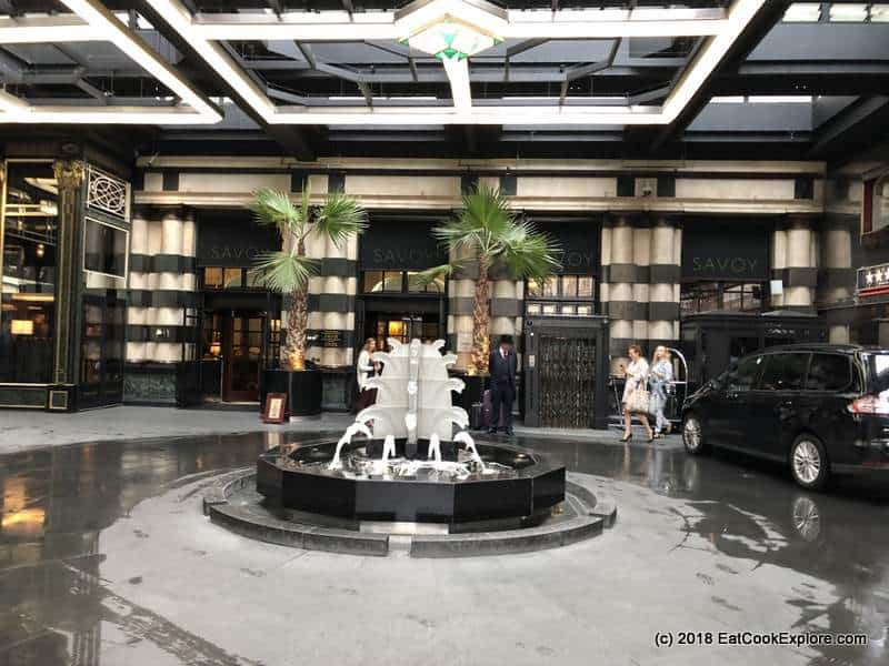 The Savoy Hotel Entrance 