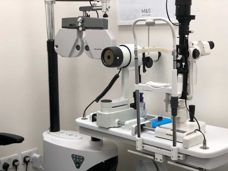 M& Opticians Newest equipment