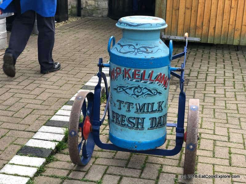 Old Milk churn , Cheddar Somerset