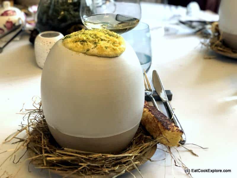 Interlude Leonardslee sous vide egg