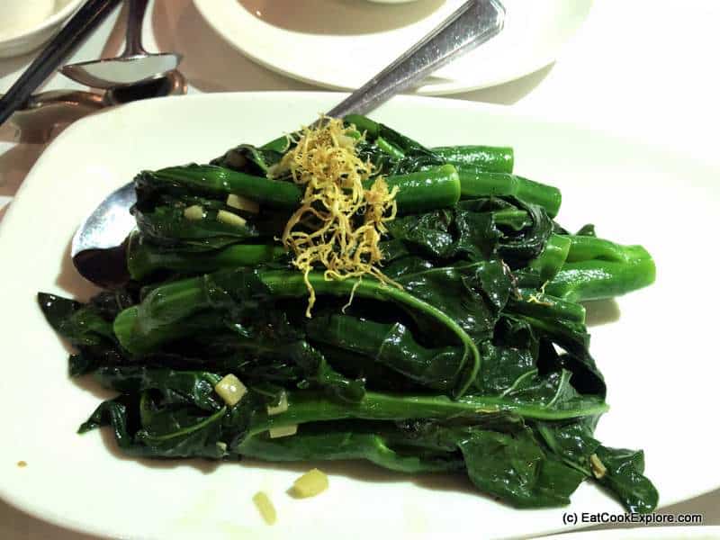 Royal China Carnary Wharf Stir Fried Kai Lan