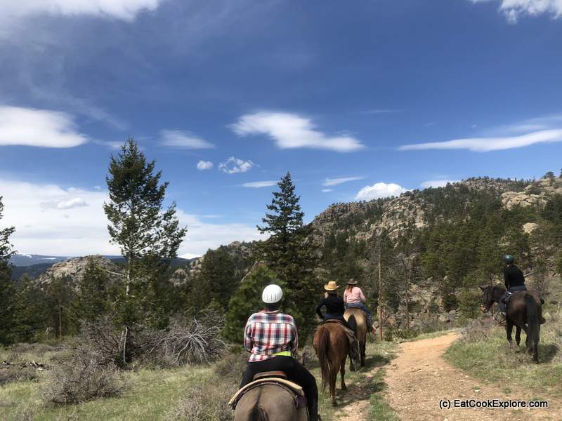Horse Riding Adventures at Sundance Trail Dude Ranch Colorado 2 Horse riding at Sundance Trail Dude Ranch Colorado