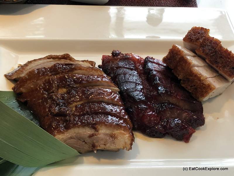 Roast duck, roast pork and char siu