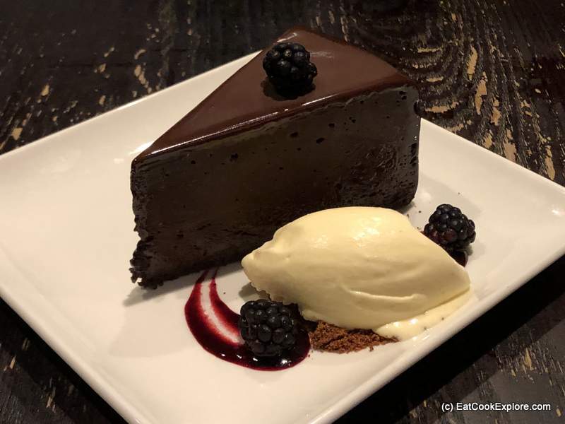 Flourless Chocolate Cake at PF Chang's Asian Table Leicester Square