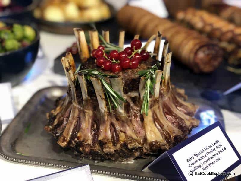 Christmas Lunch with Supermarket Christmas Food and Drink 13 Asda Lamb Crown