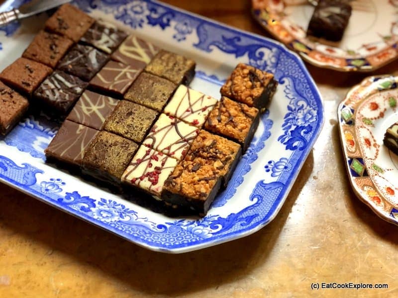 Brownies delivered by post