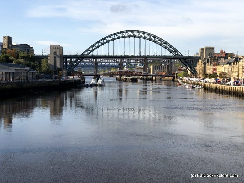 Newcastle upon Tyne Sunday Market on the Quayside