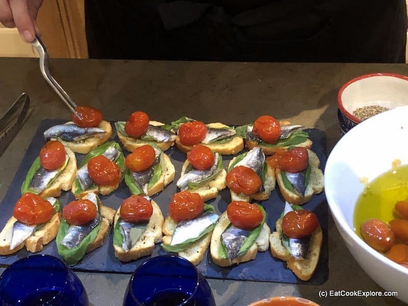 Cooking with La Espanola Extra Virgin Olive Oil 7 La Espanola Olive Oil confit cherry tomatoes