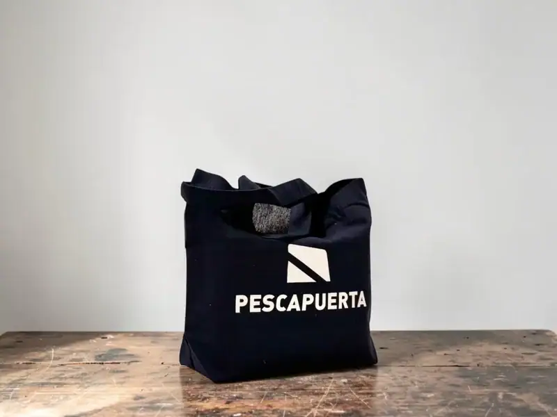 Bolsas de tela de algodon para ferias y congresos Pescapuerta en Vigo