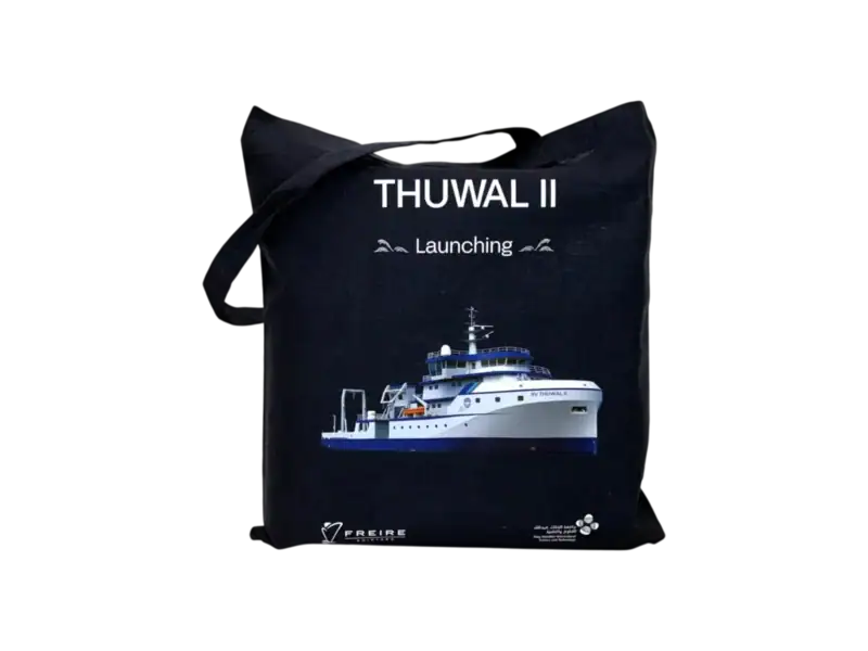 Bolsas de tela de algodon para ferias y congresos Freire Shipyard en Vigo