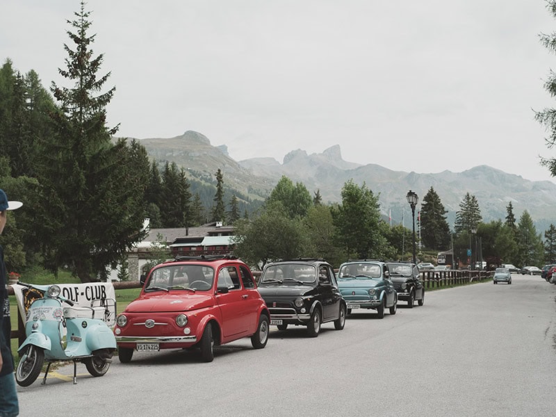 Meeting International Fiat 500 & Vespa Crans-Montana 2025
