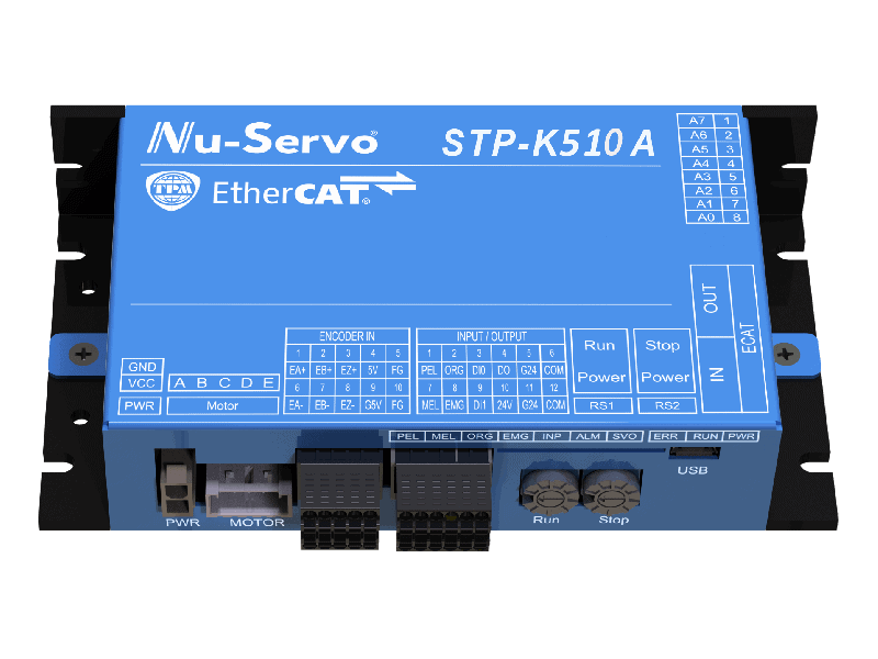 EtherCAT Micro Step Nu Servo Drive STP K510A.K511A.K512A Description 5 phase