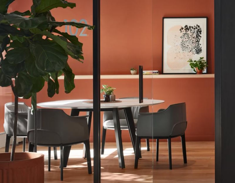 patricia urquiola Meet The New Luxury Hotel In Michigan Designed By Patricia Urquiola haworth hotel conf room