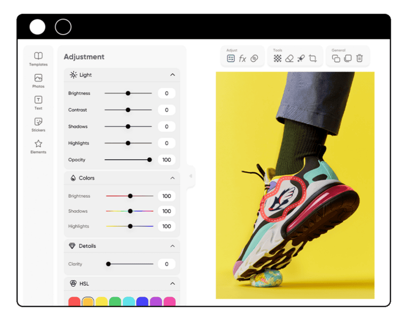 enhance photos with picsart