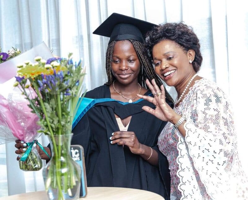 Buganda Princess Ssangalyambogo graduates at Nottingham University to work in the sports industry que