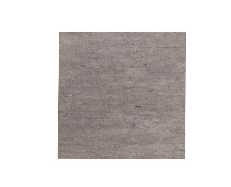 Square concrete tile with a textured gray surface (cement finish).