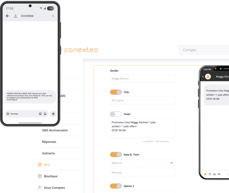 Plateforme SMS marketing professionnel hero