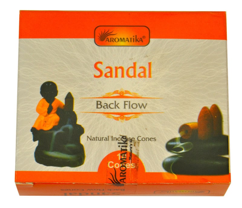 Encens Aromatika Santal 10 cônes Backflow