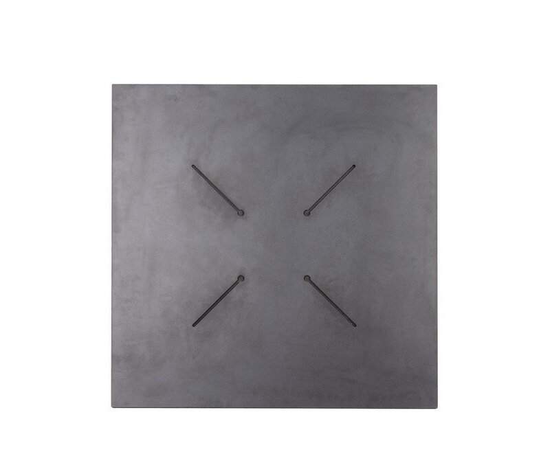 Piano tavolo 70x70 cm HPL Corten - foto 3