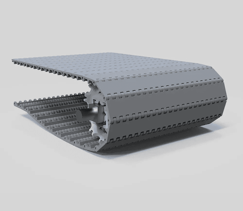 Esteira Modular serie 1050 fechada