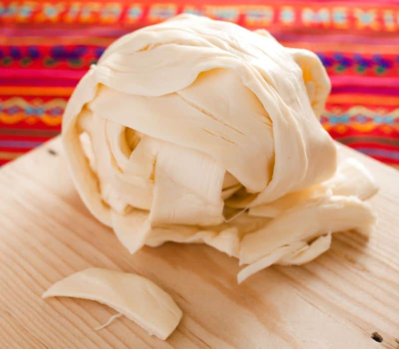 oaxaca cheese or queso oaxaca