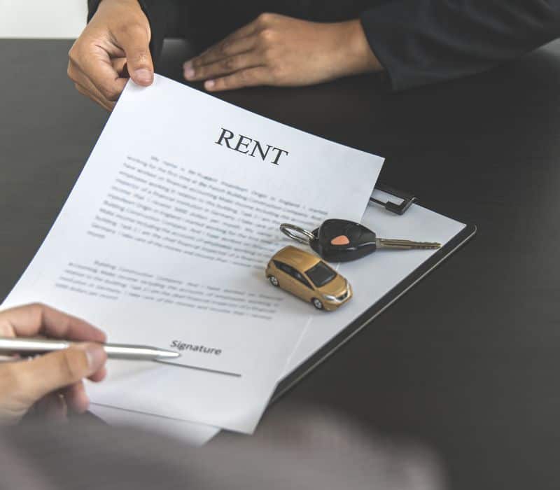 contract for renting a car in oaxaca mexico