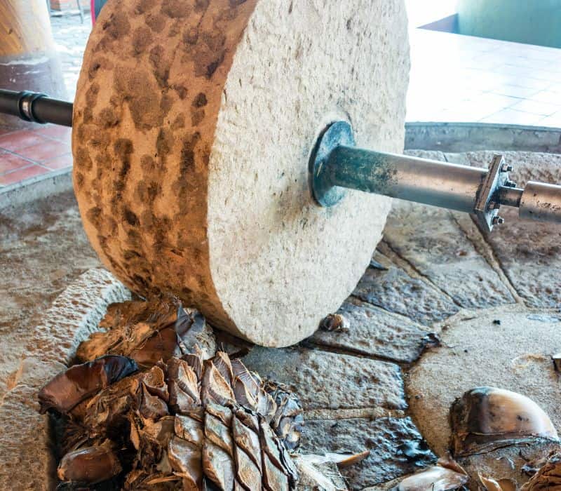 stone mill for making oaxaca mezcal