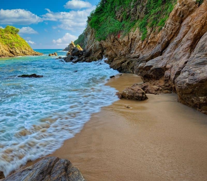 beach in mazunte oaxaca mexico