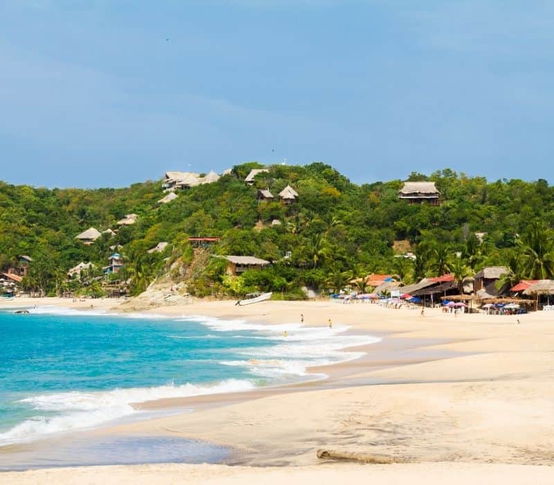 beach in mazunte mexico called Playa Mazunte