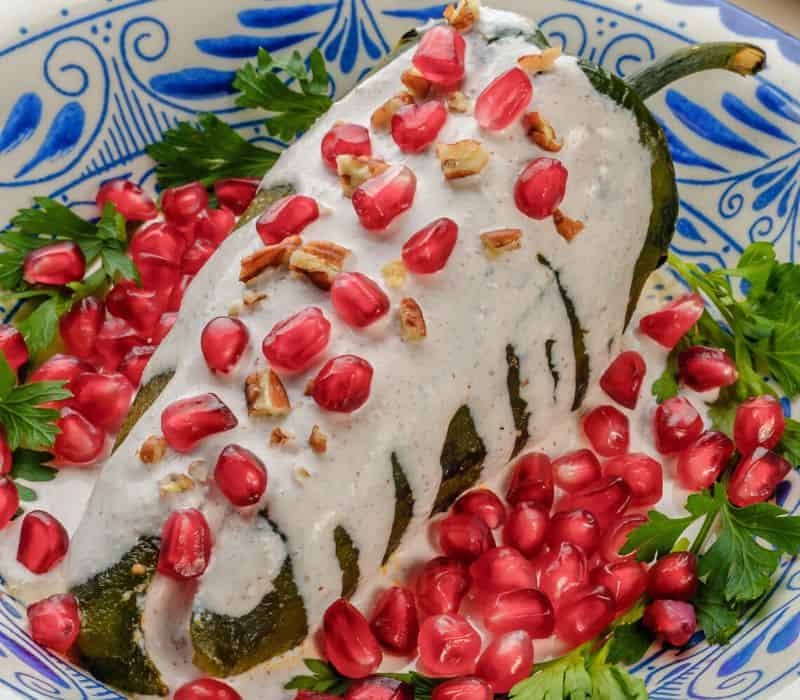 chile en nogada, the national dish of mexico