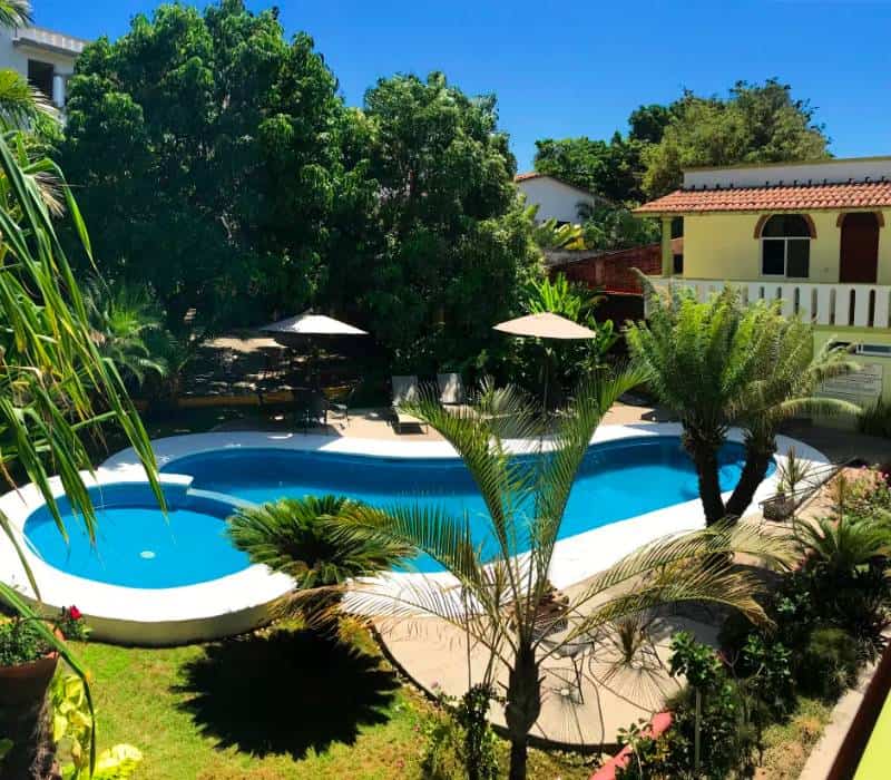 pool area of Casa Losodeli & Coworking