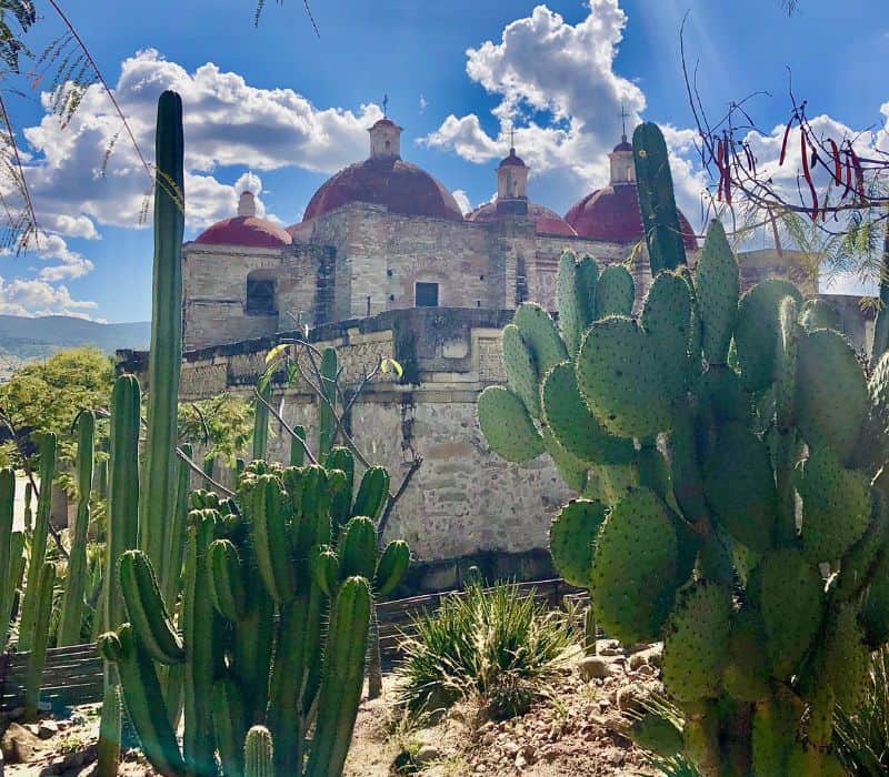 mitla ruins in oaxaca mexico