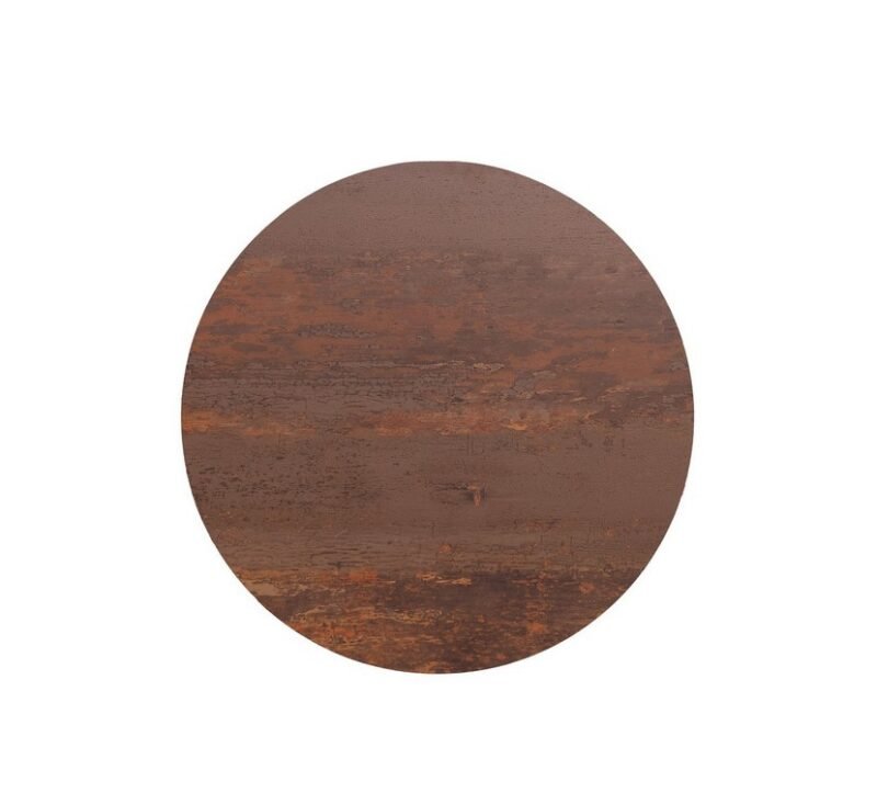 Piano tavolo Ø70 cm HPL Corten - foto 2