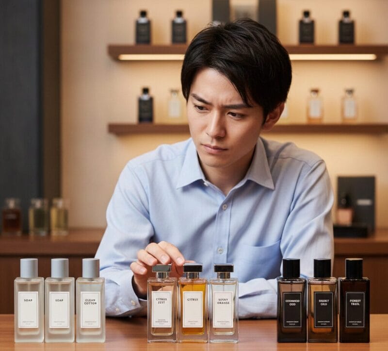 香りの系統別ガイド【職場編】石鹸・シトラス・ウッディ…どれを選べば失敗しない？